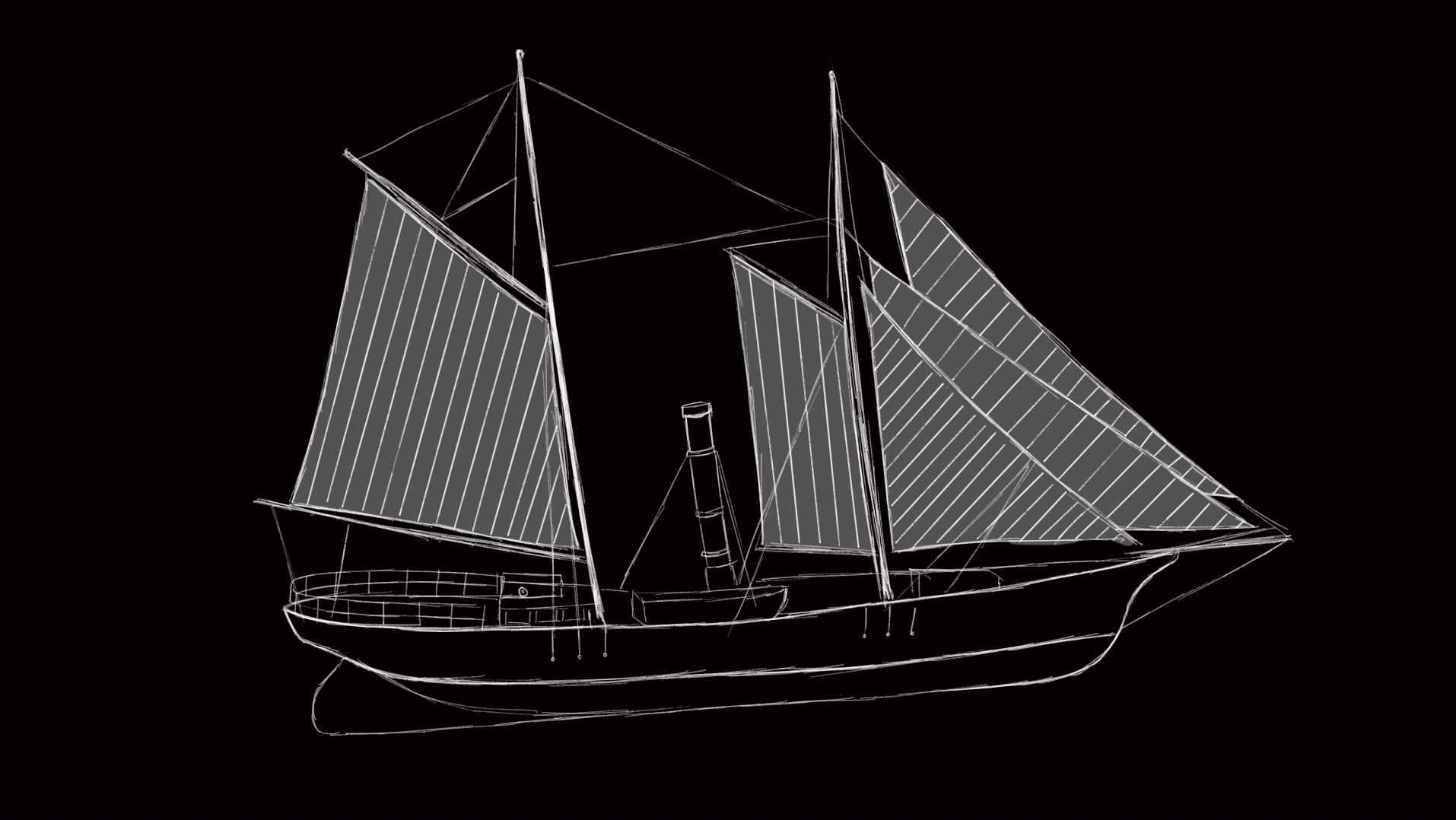 Iminance - Dessin pour le parcours Aronnax de Jules Verne à Amiens