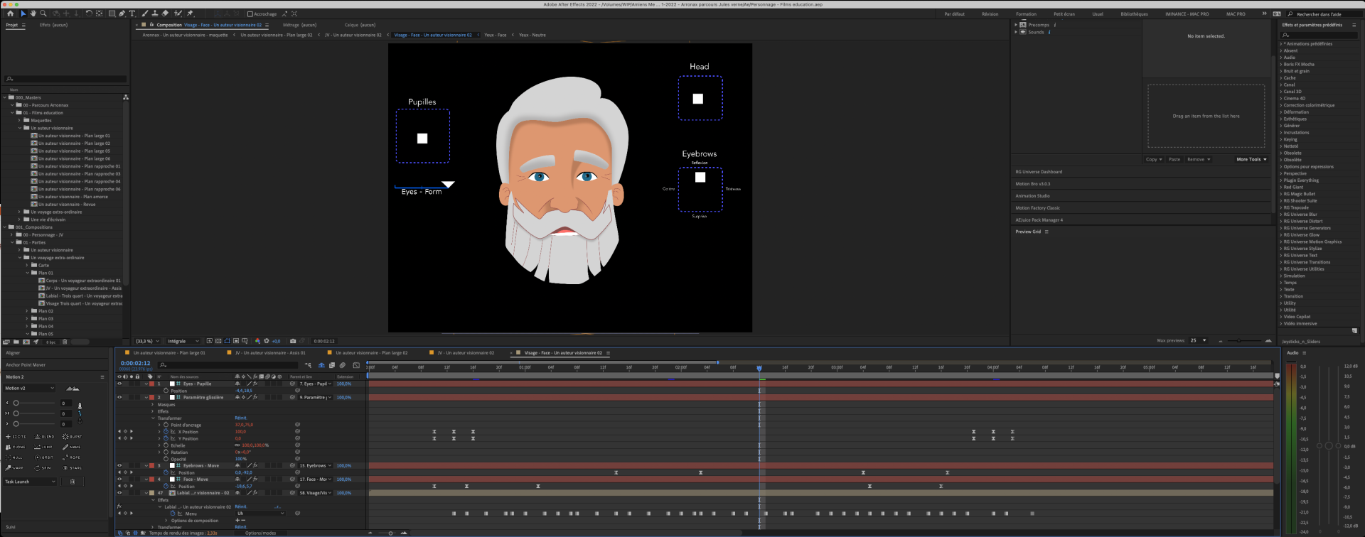 Iminance - Animation Personnage sur After Effects - Parcours Aronnax