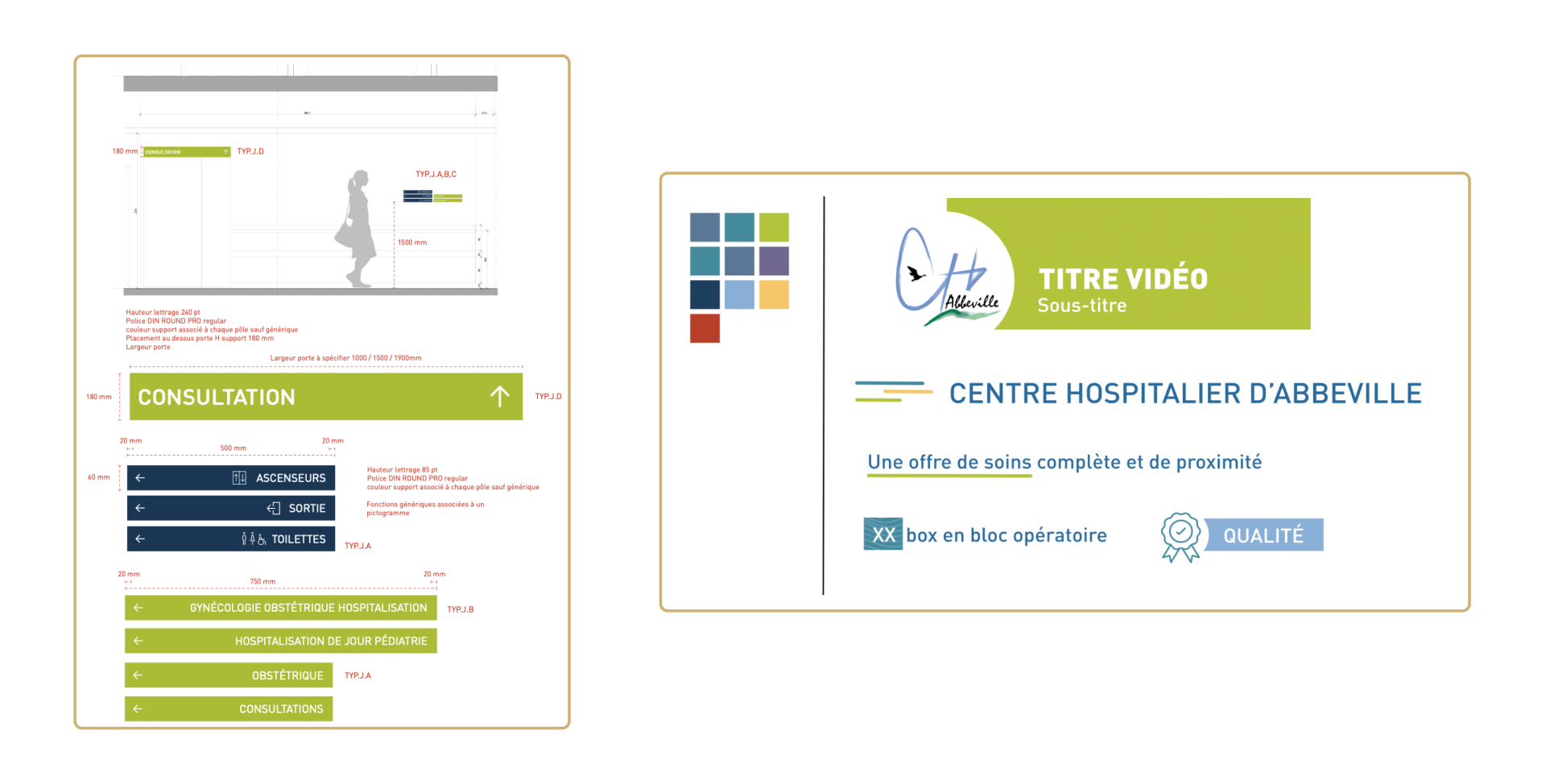 Imiance - Utilisaiton de la charte graphique du centre hospitalier d'abbeville