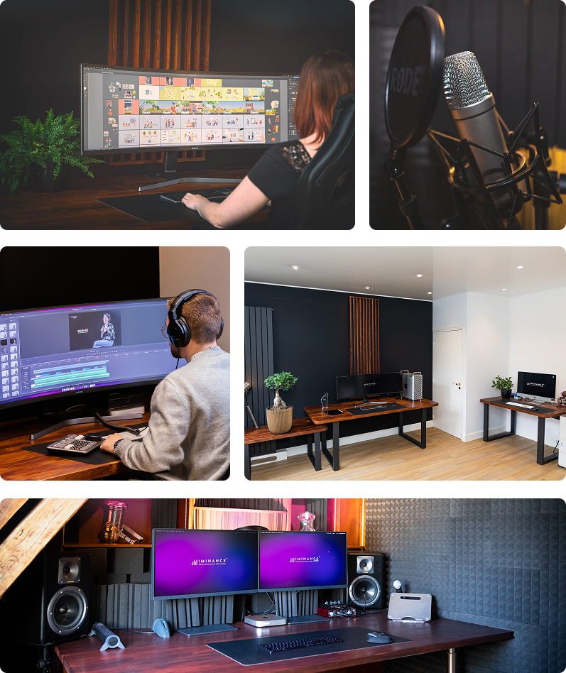 Iminance - Composition de nos photos avec la team ou les locaux - Amiens